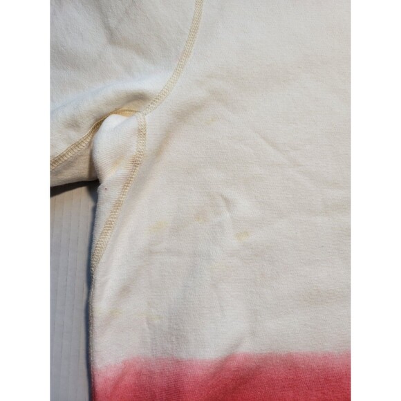 Undefeated 5 Strikes Logo White Red Ombre  Pullover Short Sleeve Sweater Mens L. - Picture 8 of 8